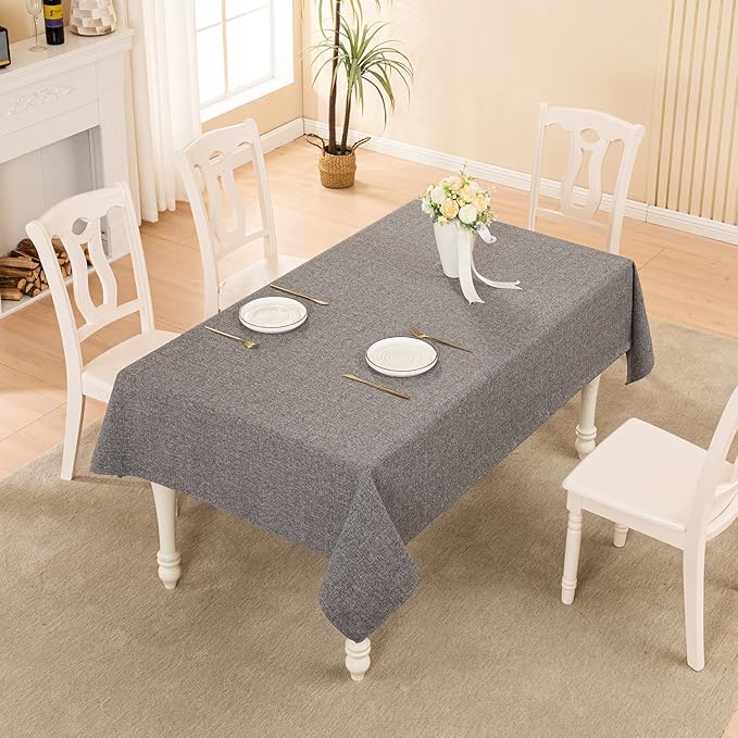 BALCONY & FALCON Small Square Tablecloth Washable Wrinkle Resistant and Water - Image 5