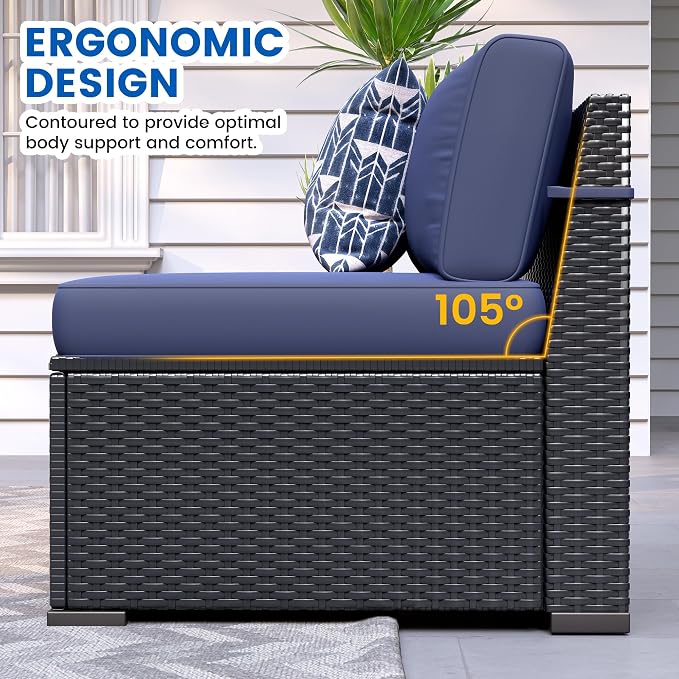 8 Piece Patio Furniture Set - Image 4