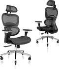 Nouhaus Ergo3D Ergonomic Office Chair Lumbar Support Mesh Office Chair by Nouhaus