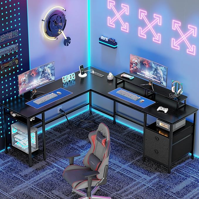 Furologee 66” L Shaped Desk - Image 2