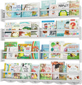 34Inch Nursery Bookshelves, Wall Floating Shelf Kids Coat Rack by Unknown