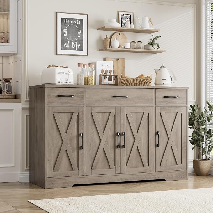 HOSTACK Buffet Sideboard Cabinet - Image 2