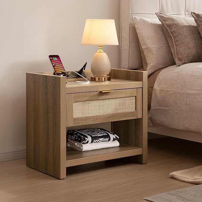 SICOTAS Night Stand Bed Side Table - Image 5