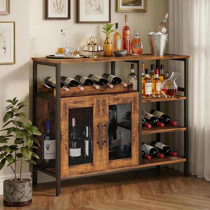 X-cosrack Wine Bar Rack Cabinet by X-cosrack