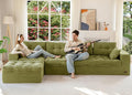 MAXYOYO 132" L Shaped Modular Sectional Sofa by MAXYOYO