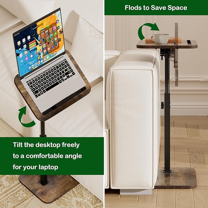 TV Tray Side Table for Couch - Image 7