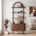 71" Tall Fluted Arched Bookshelf by JanmerHome
