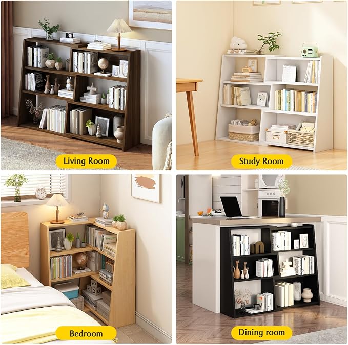 IOTXY Wooden Extendable Shelf Bookcase - Image 6