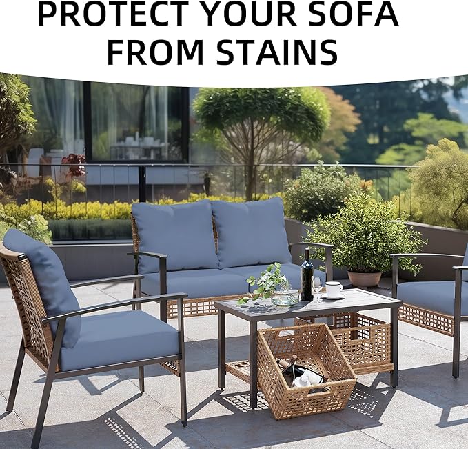 Outdoor Cushion Covers Set, Replacement - Image 3