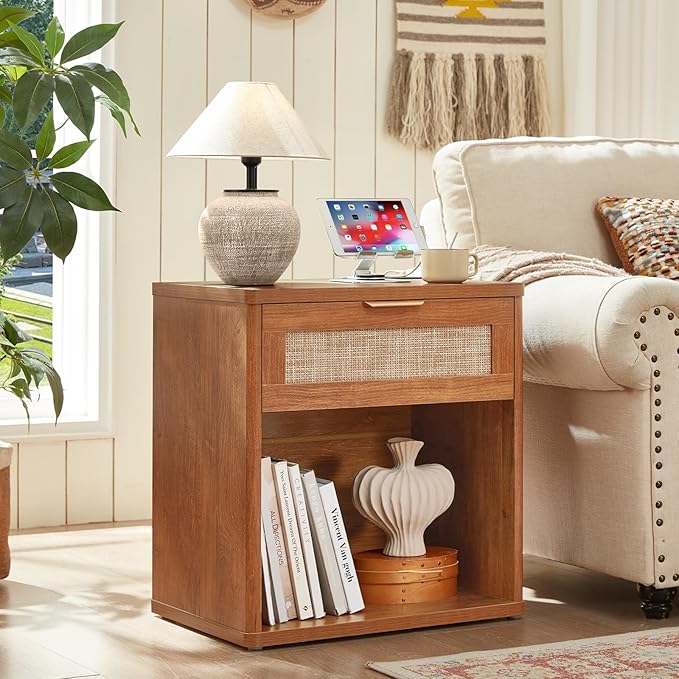 LEYAOYAO Rattan Nightstand - Image 2