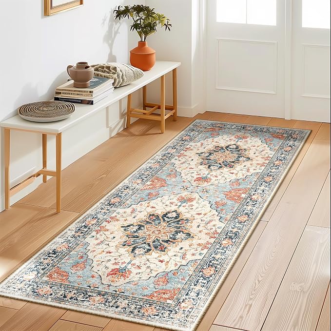 RELEANY Area Rugs 2'x5' Runner Rug Non Slip Washable by RELEANY