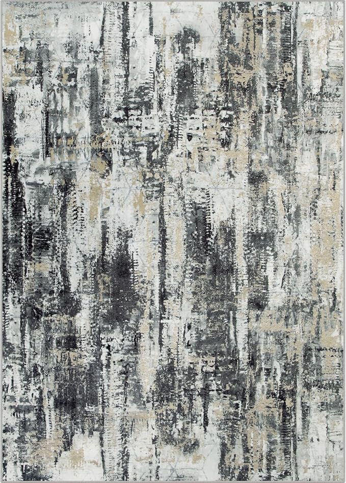 6x9 Area Rugs Washable Rug: Large Modern Abstract Living Room Rug Soft - Image 2