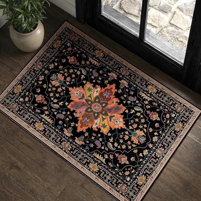 RELEANY Area Rugs 2'x3' Kitchen Rugs Entry Rug Small Rugs by RELEANY