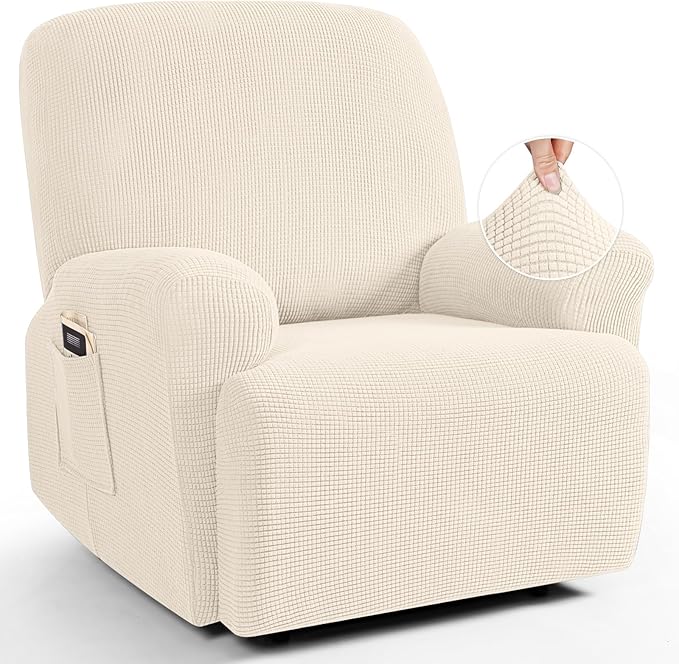 TAOCOCO Oversized Recliner Chair Covers, 1 Seater Streach Recliner Covers Soft by TAOCOCO