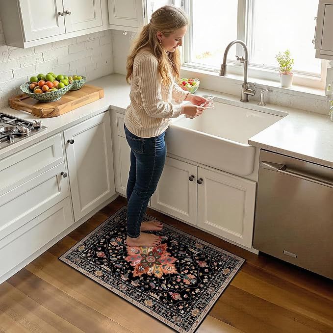 RELEANY Area Rugs 2'x3' Kitchen Rugs Entry Rug Small Rugs - Image 3