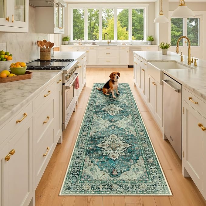 RELEANY Area Rugs 2'6"x8' Runner Rug Non Slip Washable by RELEANY