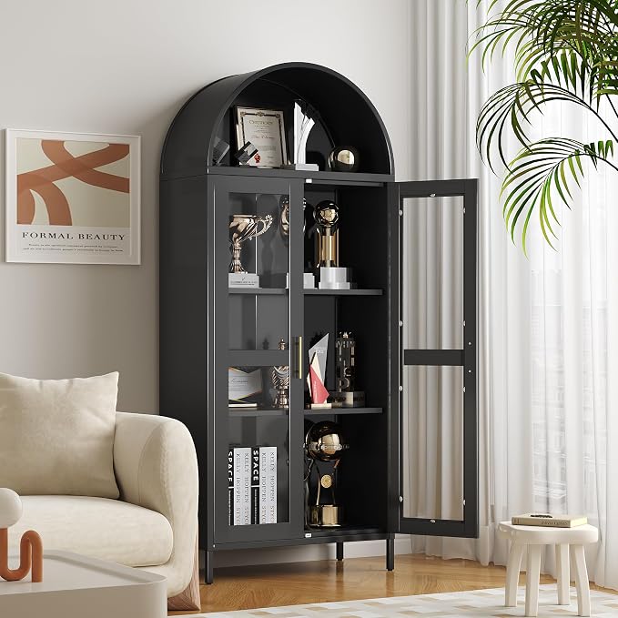 VEXPOR 73" Tall Arched Bookcase by VEXPOR