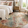 RELEANY Washable Area Rugs 6ft Non-Slip Modern Abstract Soft by RELEANY