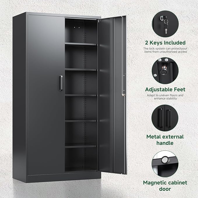 Letaya Metal Storage Cabinets - Image 6