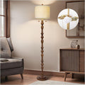 65.5" Natural Real Wood Floor Lamp by SCENEKOY