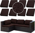 Outdoor Cushion Covers Set, Replacement by SUKAIKEQA