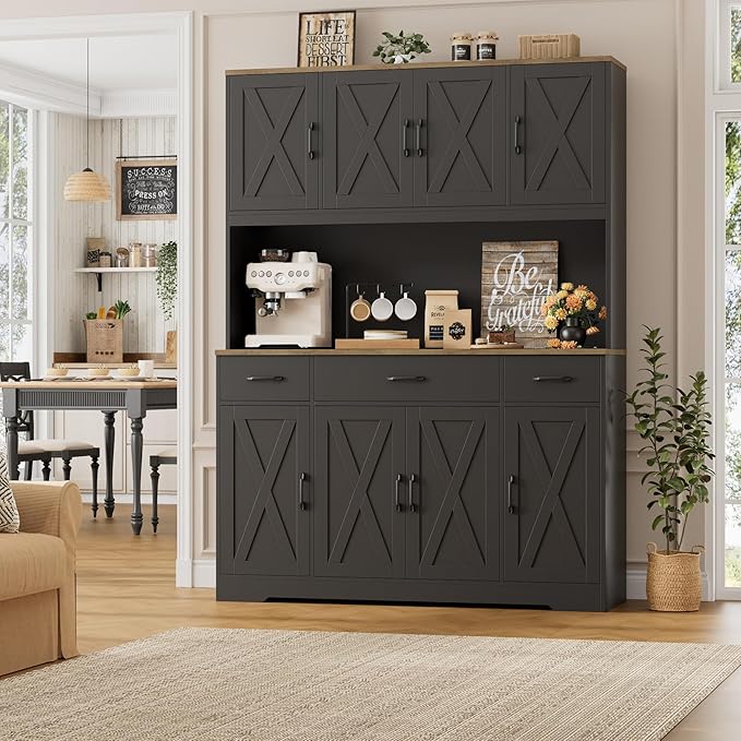 HOSTACK 71" Tall Pantry Cabinet - Image 2