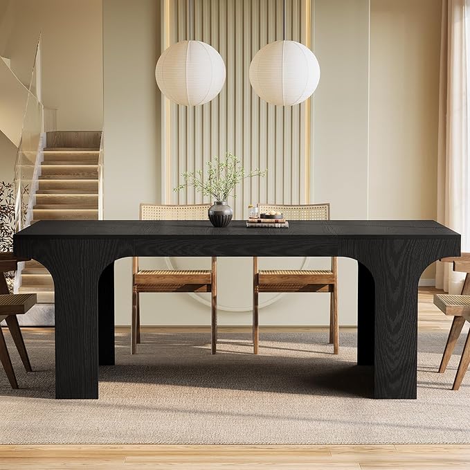 Tribesigns 71-Inch Farmhouse Dining Table - Image 6