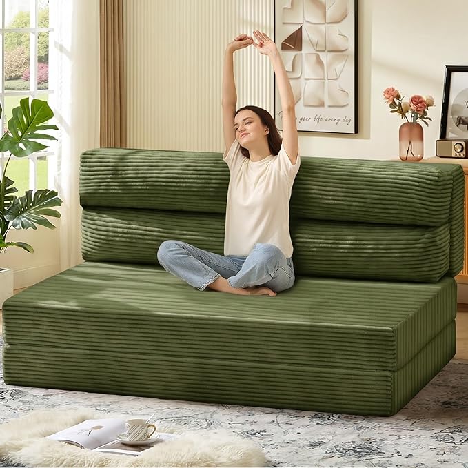 JUIKURY Folding Sofa Bed, Convertible Sleeper Chair by Unknown