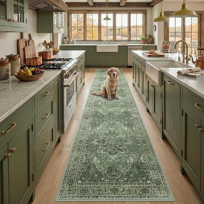 RELEANY Area Rugs 2'6"x10' Runner Rug Non Slip Washable by RELEANY