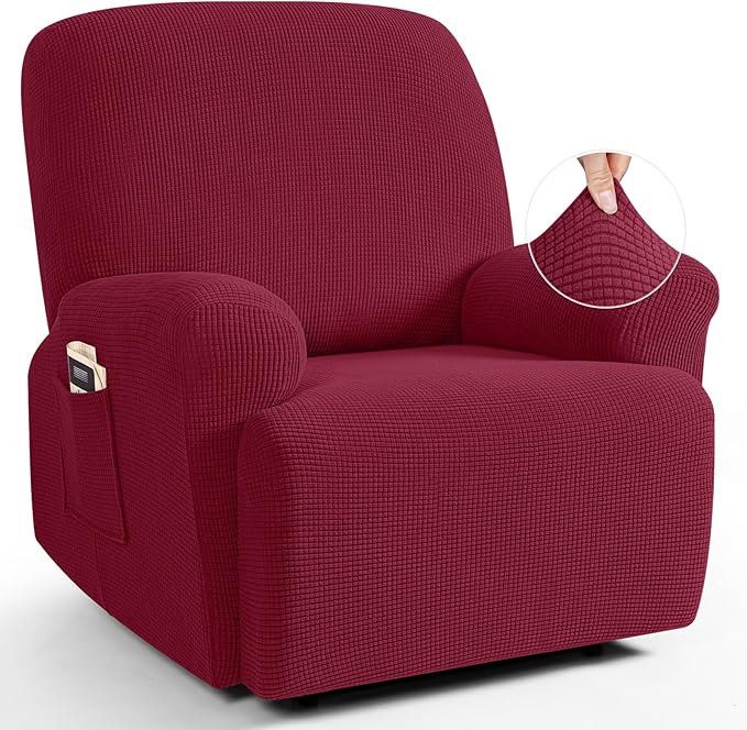 TAOCOCO Oversized Recliner Chair Covers, 1 Seater Streach Recliner Covers Soft by TAOCOCO