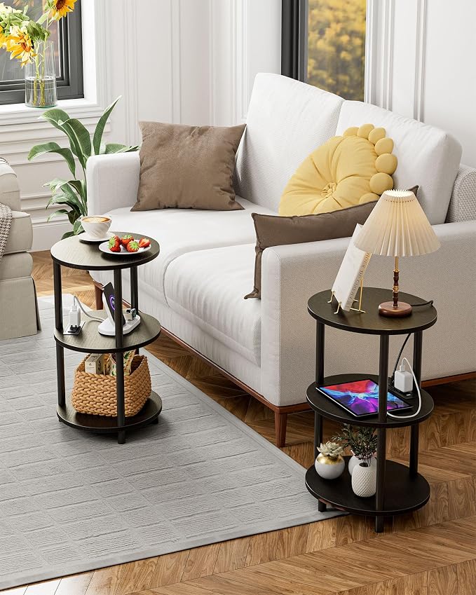 Small Round Side Table - Image 6