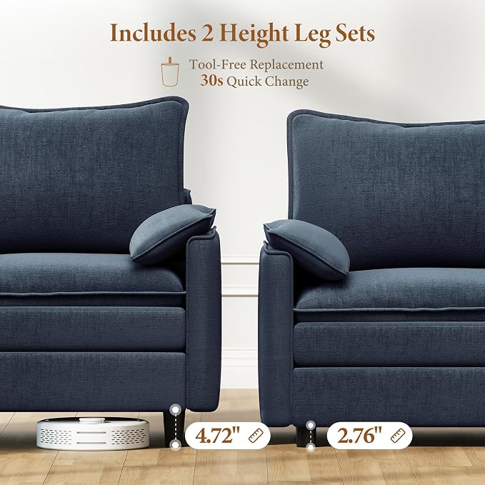 Vesgantti Large Modular Sectional Sofa, Big Comfy Cloud Couch - Image 3