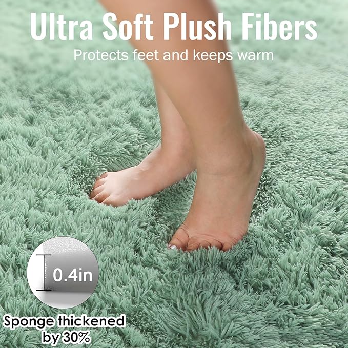 PAGISOFE Sage Green Runner Rugs - Image 2
