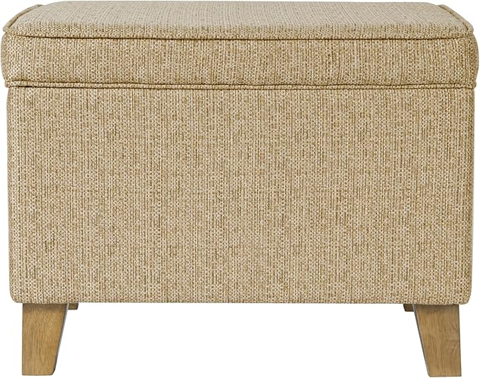 Homepop Home Decor | Medium Square Storage Ottoman by HomePop