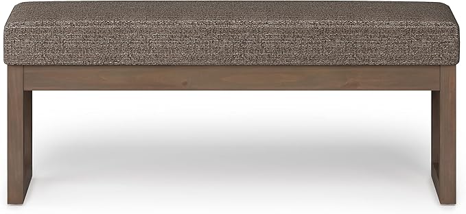 SIMPLIHOME Milltown Large Ottoman Bench - Image 4