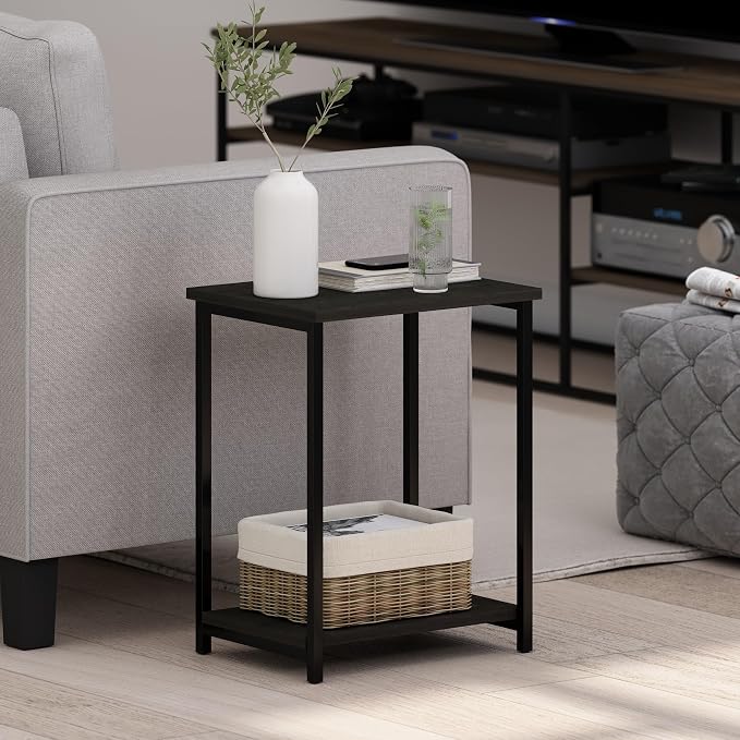 Furinno Simplistic Metal Frame End Table - Image 2
