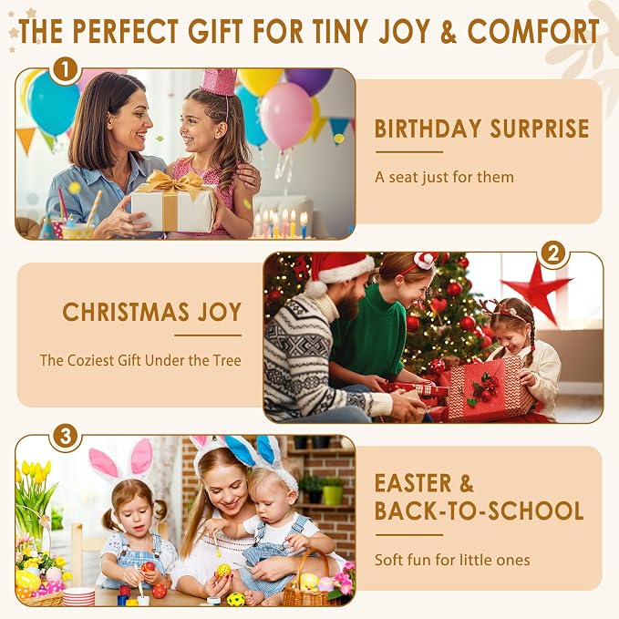 Foryoomi 2 in 1 Convertible Kids Couch - Image 9