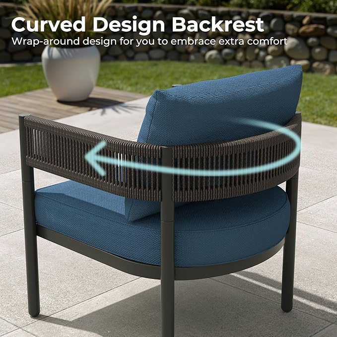 Grand patio 4-Piece Outdoor Conversation Set - Image 4