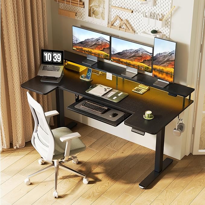 OffiGo U Shaped Electric Standing Desk - Image 2