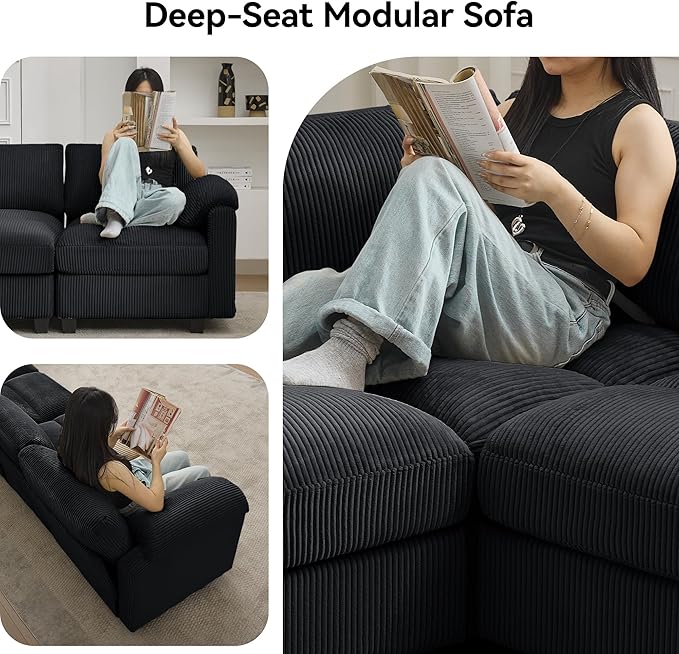 87'' U-Shaped Sectional Sofa - Image 6