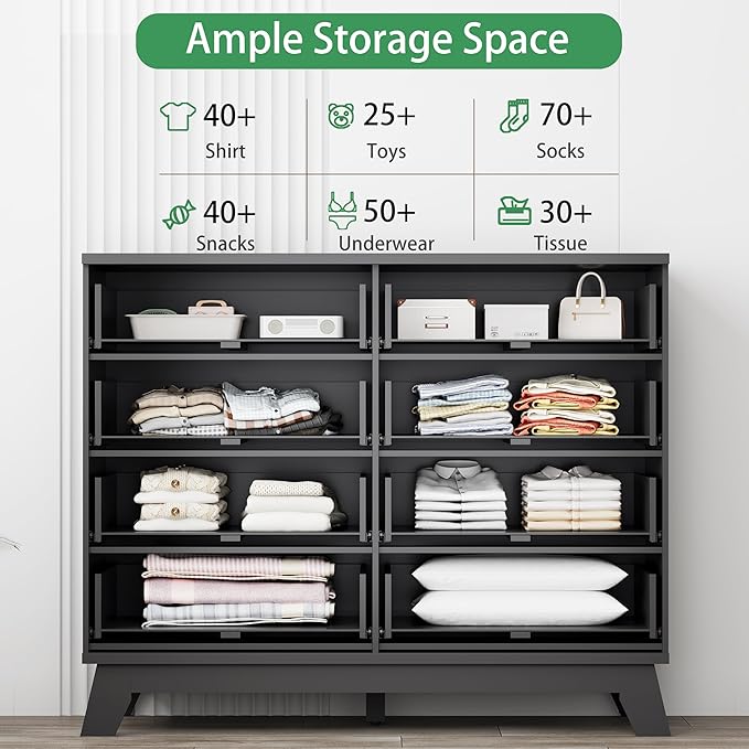 Fluted Dresser for Bedroom - Image 3