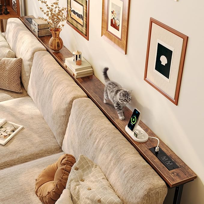 Huuger 102.4 Inch Behind Couch Table - Image 3