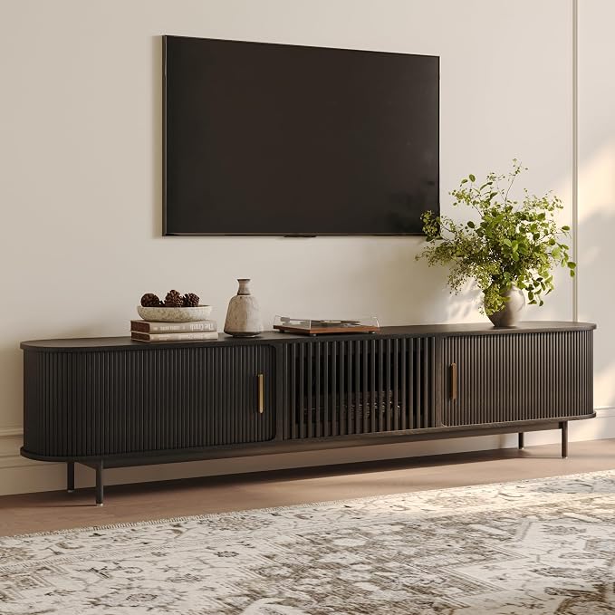 POVISON Fully-Assembled Mid Century Modern TV Stand by POVISON