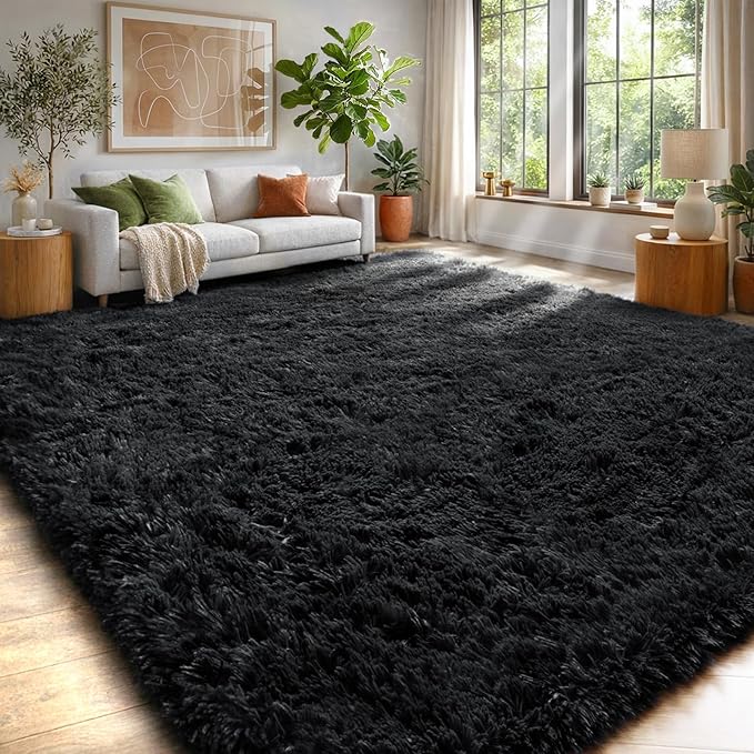 PAGISOFE Fluffy Shaggy Area Rug - Image 7