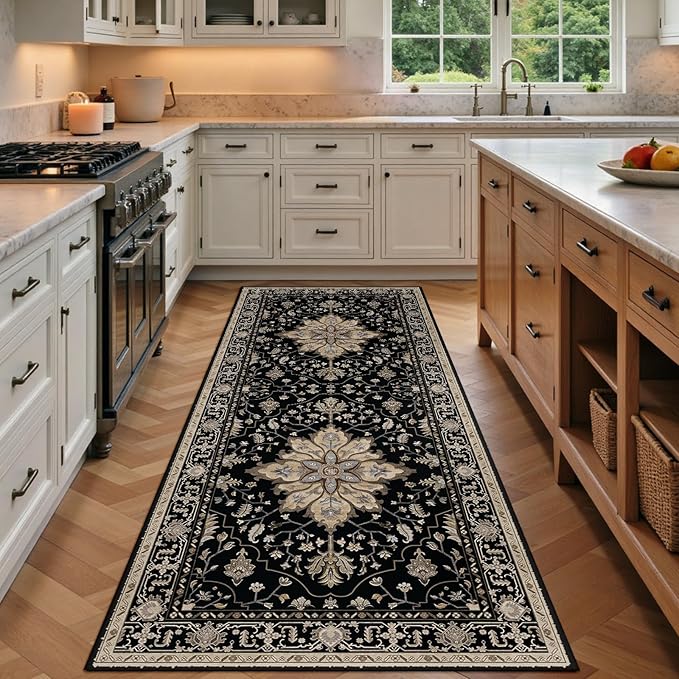 RELEANY Area Rugs 3'x6' Runner Rug Non Slip Washable by RELEANY