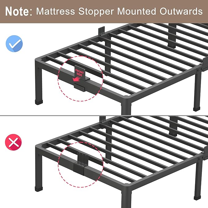 ROIL 14 inch Twin Bed Frames - Image 7