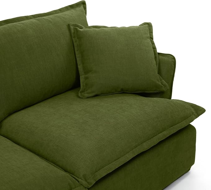 6 Seat U Shape Modular Sectional Couch Sofa - Image 6