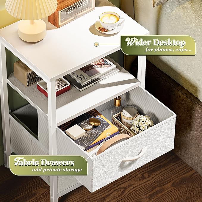 Huuger Night Stand Set of 2, Nightstand - Image 5