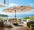 SUPERJARE 13ft Outdoor Patio Umbrella by SUPERJARE