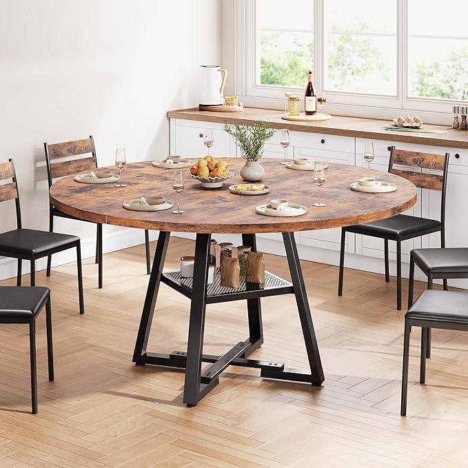 Jocoevol 51'' Round Dining Table - Image 3